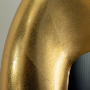 Oglinda de perete decorativa AURA 90cm auriu - Img 6