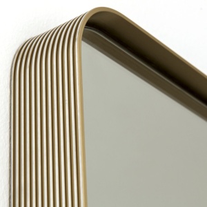 Oglinda decorativa design modern CARLO auriu 152-76cm - Img 5
