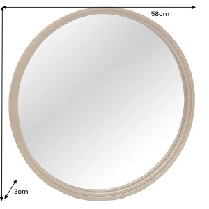 Oglinda decorativa Portrait 60cm auriu A-46096 VC - Img 2