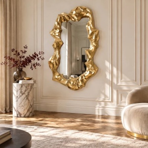 Oglinda decorativa VENETIA 150cm auriu - Img 3