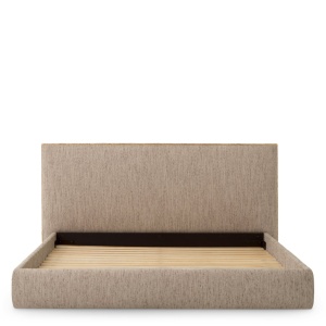Pat dublu tapitat design LUX Ashford 180x210cm, Beckett beige - Img 4