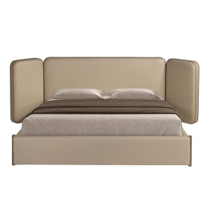 Pat dublu tapitat design LUX Mink 180x200cm - Img 3