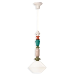 Pendul ceramic design italian realizat manual LARIAT H-70cm