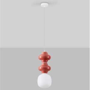 Pendul ceramic design modern CHIC rosu 232412 universul-luminii.ro