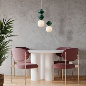 Pendul ceramic design modern CHIC verde 152132 universul-luminii.ro
