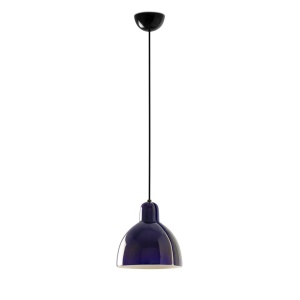 Pendul cu abajur ceramic realizat manual VENICE 200, albastru
