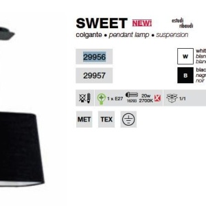 Pendul cu inaltime reglabila Sweet 29957 51282 universul-luminii.ro