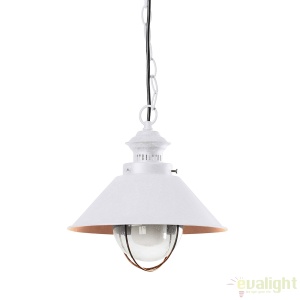 Pendul de terasa exterior NAUTICA alb/cupru IP33 71106 57822 universul-luminii.ro