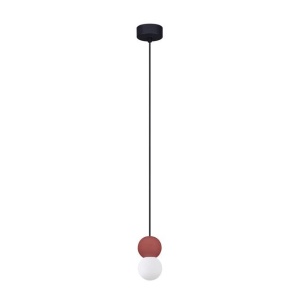 Pendul design decorativ ZERO rosu/opal