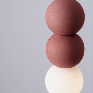 Pendul design decorativ ZERO rosu/opal - Img 5