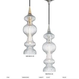 Pendul design deosebit POMFRET nichel lustruit - Img 2