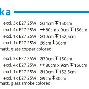 Pendul design modern ANNIKA 236252 universul-luminii.ro