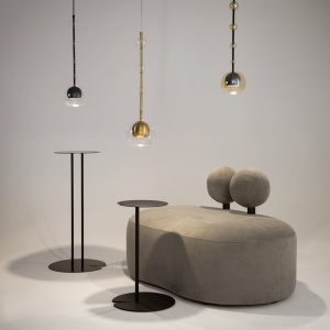 Pendul design modern decorativ Ros negru 226012 universul-luminii.ro