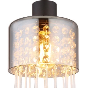 Pendul design modern Hendry negru 15cm 135602 universul-luminii.ro