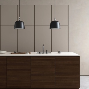 Pendul design modern Norbi 30 negru 109552 universul-luminii.ro