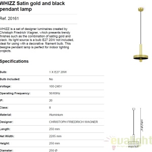 Pendul design modern WHIZZ II 20161 - Img 5