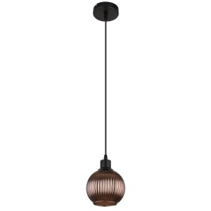 Pendul design modern ZUMBA negru/bronz 157562 universul-luminii.ro