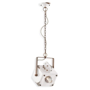 Pendul design retro realizat manual din ceramica INDUSTRIAL 216682 universul-luminii.ro