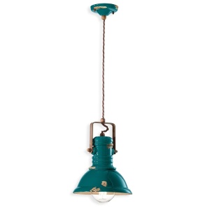 Pendul design retro realizata manual din ceramica INDUSTRIAL 216812 universul-luminii.ro