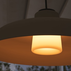 Pendul iluminat exterior decorativ IP65 SAGA Reddish brown - Img 4