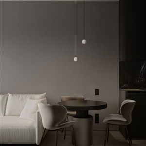 Pendul incastrabil LED stil minimalist 3000K NOTIC alb - Img 2