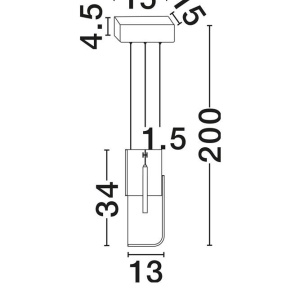Pendul LED design decorativ 2700K TOTEM - Img 5