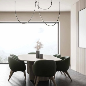 Pendul LED design decorativ modern Tube L-110cm 154912 universul-luminii.ro