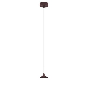 Pendul LED design minimalist DRO maro - Img 1