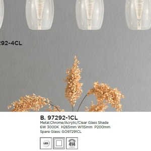 Pendul LED design modern Cyclone 97291-1CL SRT - Img 3