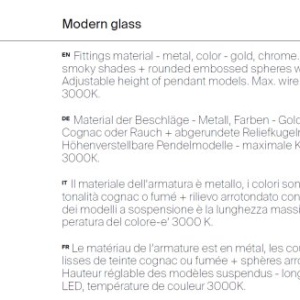 Pendul LED design modern decorativ Drop auriu - Img 7