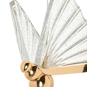 Pendul LED design modern Fluture S auriu - Img 2