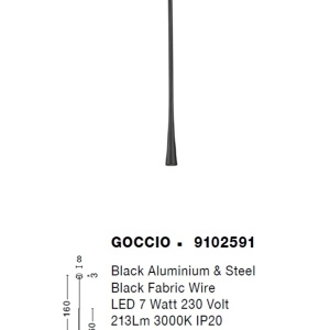 Pendul LED design modern Goccio NVL-9102591 - Img 3