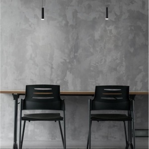 Pendul LED design modern minimalist DOC negru - Img 2