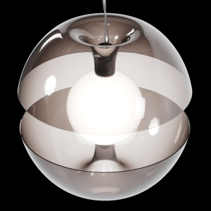 Pendul LED, lustra design modern Rebel crom - Img 2