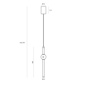 Pendul LED modern, Travertin, Verdes 607822 universul-luminii.ro