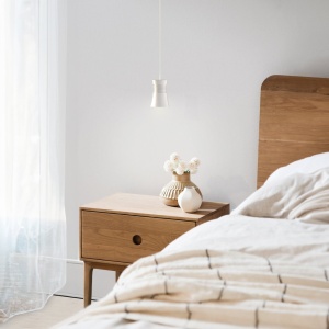 Pendul LED stil minimalist Pagoda alb 4000K