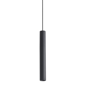 Pendul LOOK LED SP1 ROUND D30 H250 ON-OFF NERO 3000K