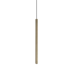 Pendul LOOK LED SP1 SQUARE D15 H400 ON-OFF OTTONE 3000K