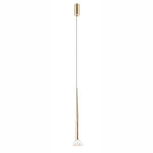 Pendul, Lustra suspendata LED modern BOSTON auriu