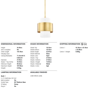 Pendul LUX design minimalist CORINTH small - Img 5