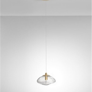 Pendul modern design decorativ KING auriu D-16cm 205142 universul-luminii.ro