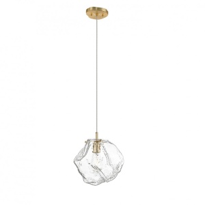 Pendul modern design decorativ original ROCK II auriu