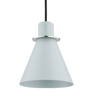 Pendul modern design retro Beverly albastru/crom 103402 universul-luminii.ro