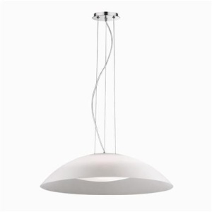 Pendul modern diam. 64cm LENA SP3 D64 Bianco 035727