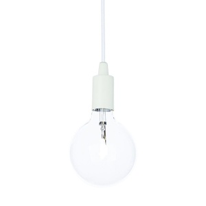 Pendul modern diametru 11cm EDISON SP1 BIANCO 113302