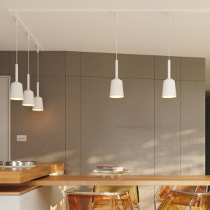 Pendul pentru sina trifazata MAXLIGHT, TULIPE alb 109382 universul-luminii.ro