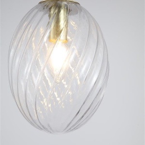Pendul sticla transparenta Whirl 621382 universul-luminii.ro