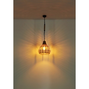 Pendul stil rustic natural HALIA 30cm 198762 universul-luminii.ro
