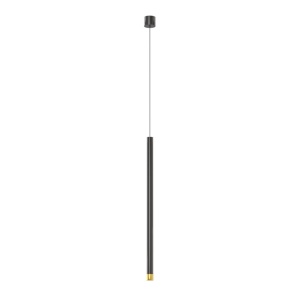 Pendul tubular stil minimalist QI Nero / Gold 60