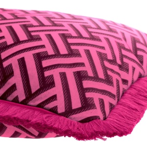 Perna decorativa design LUX Doris S pink, 50x50cm - Img 4